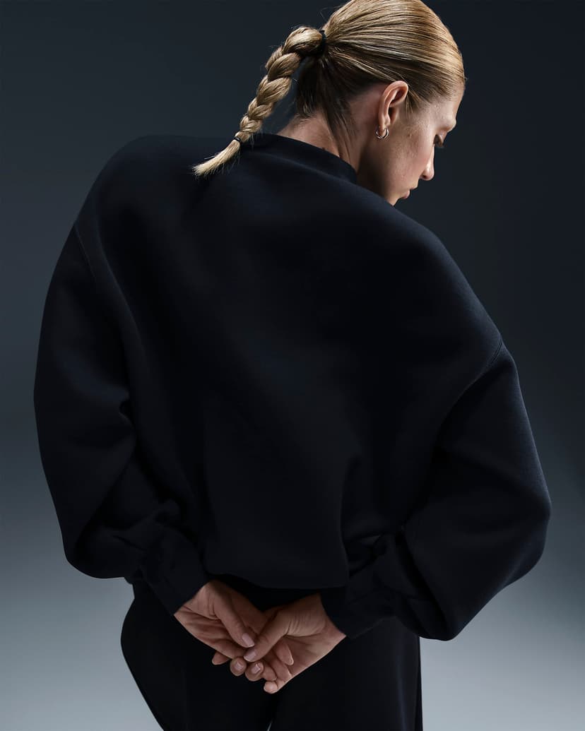 Women's Oversized Crew-Neck Sweatshirt